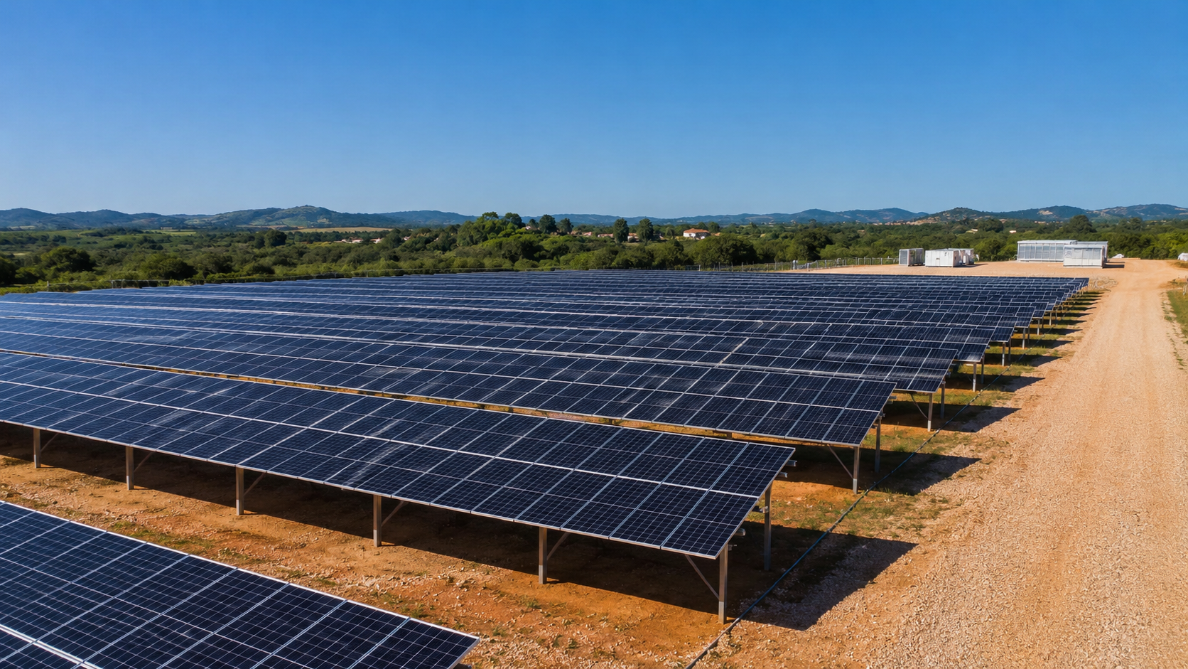 Usina solar agro em solo para propriedade rural